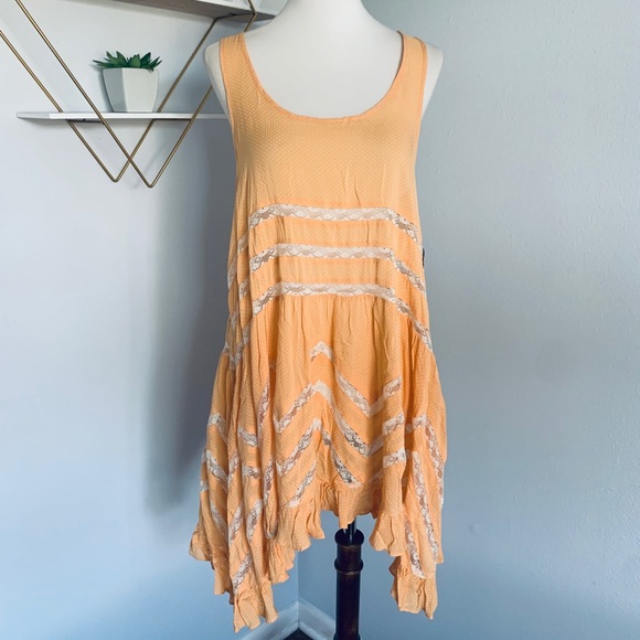 New! Free People • Voile & Lace Slip Dress • XS - Picture 2 of 16
